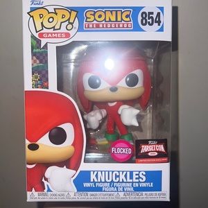 Knuckles Funko Pop! Sonic Target Con Flocked LE NIB